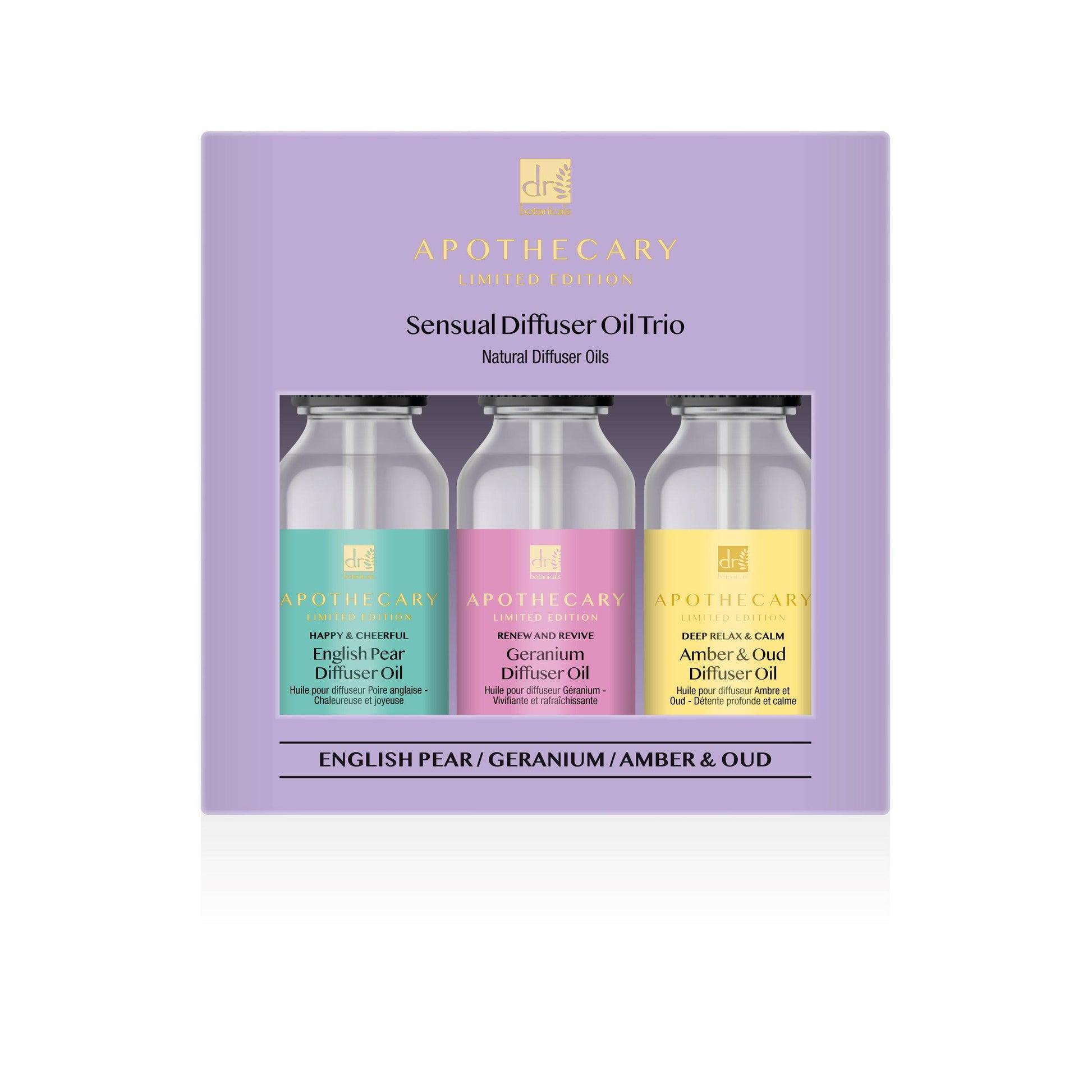 Dr Botanicals Sensual Diffuser Oil Trio
