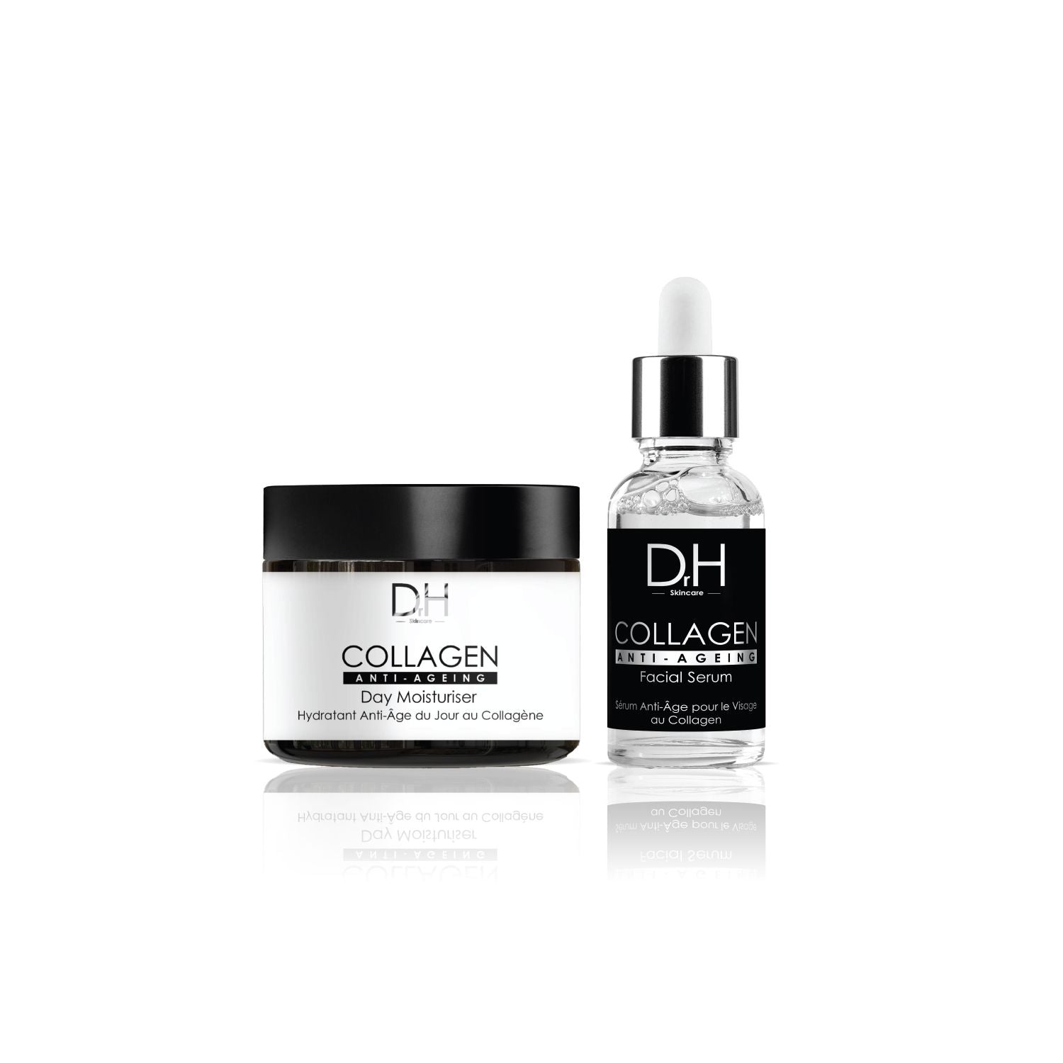 Dr H Anti-Aging Collagen Facial Serum 30ml + Collagen Anti-Ageing Day Moisturiser 60ml