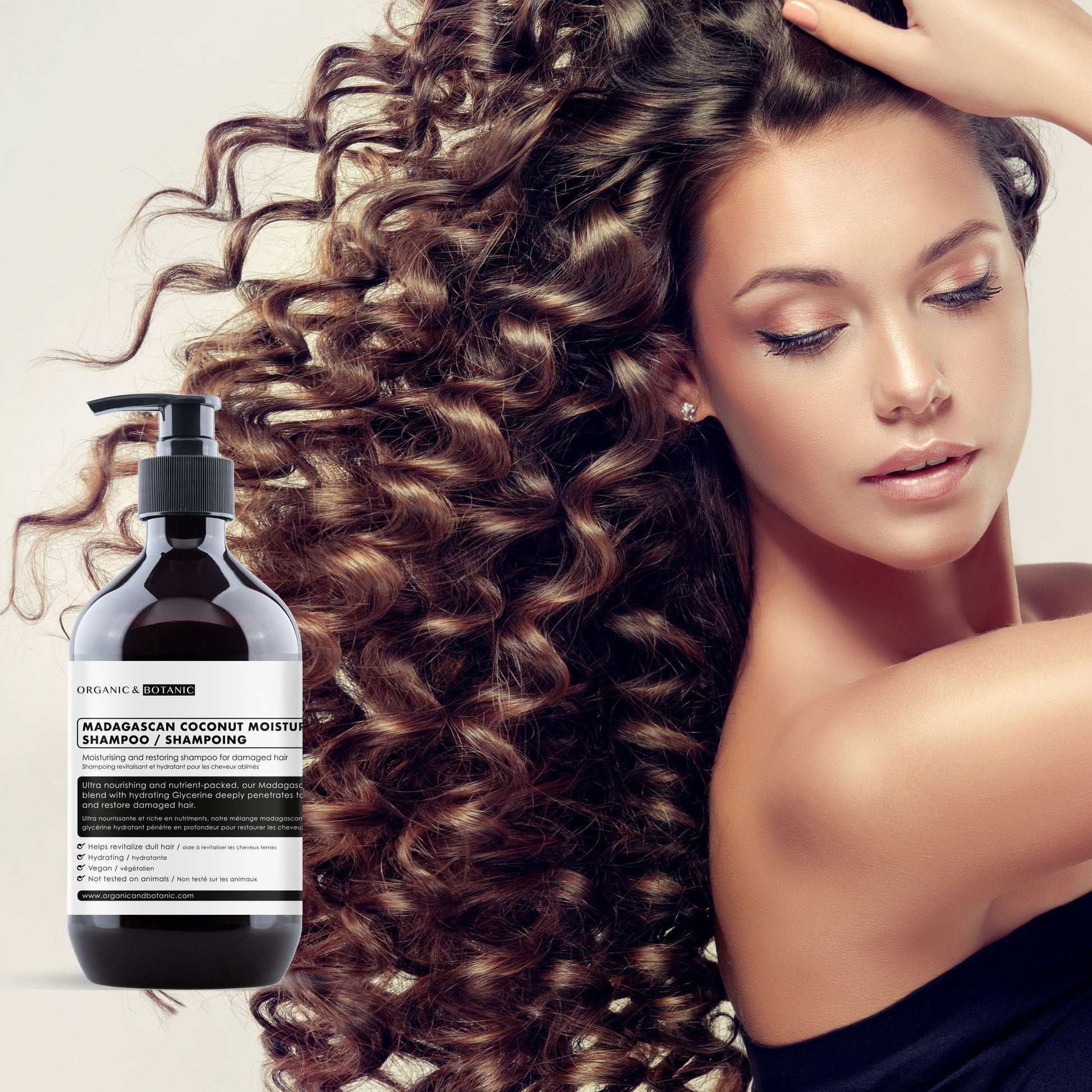 Organic & Botanic Madagascan Coconut Moisturising Shampoo + Conditioner