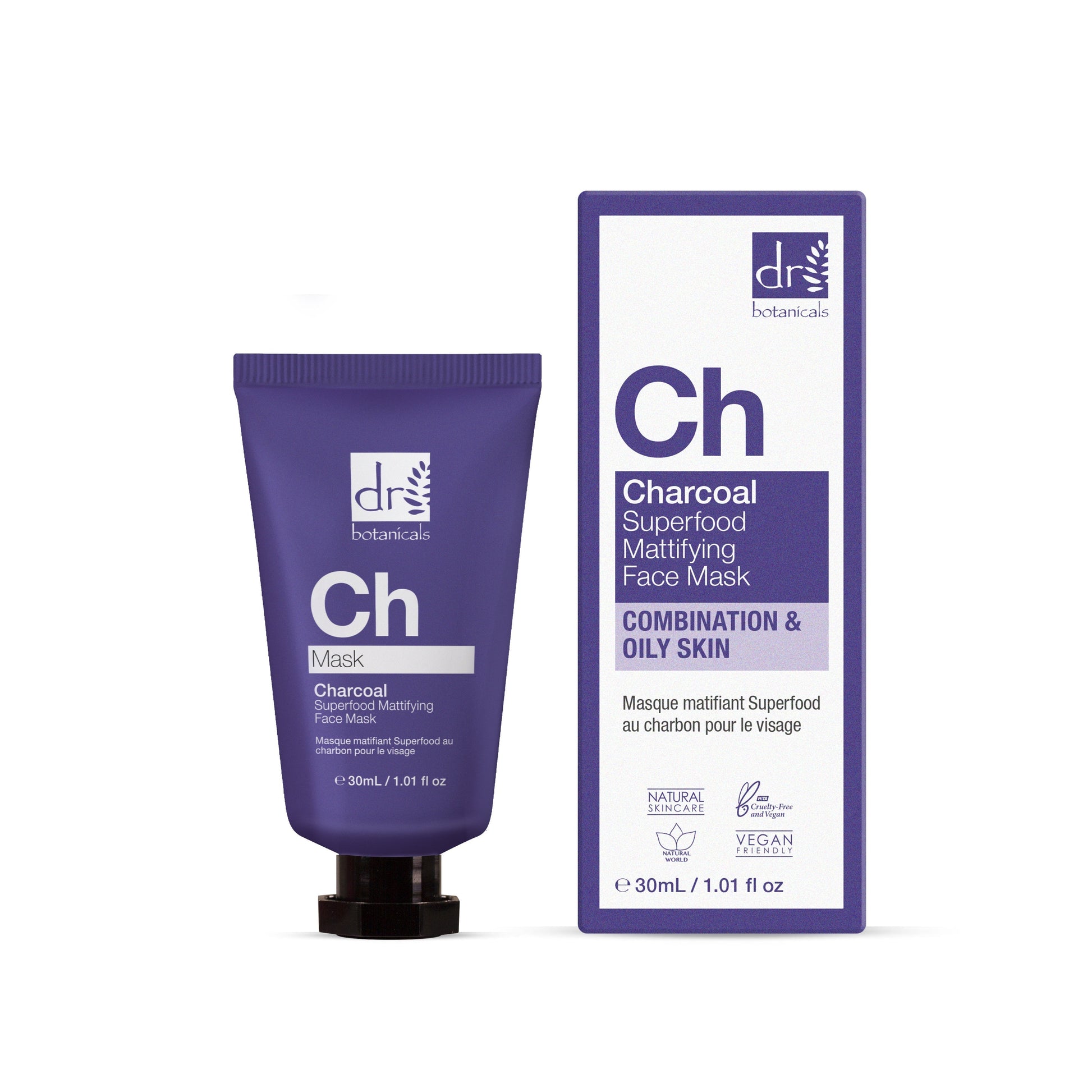 Dr Botanicals Charcoal Superfood Face Mask Duo