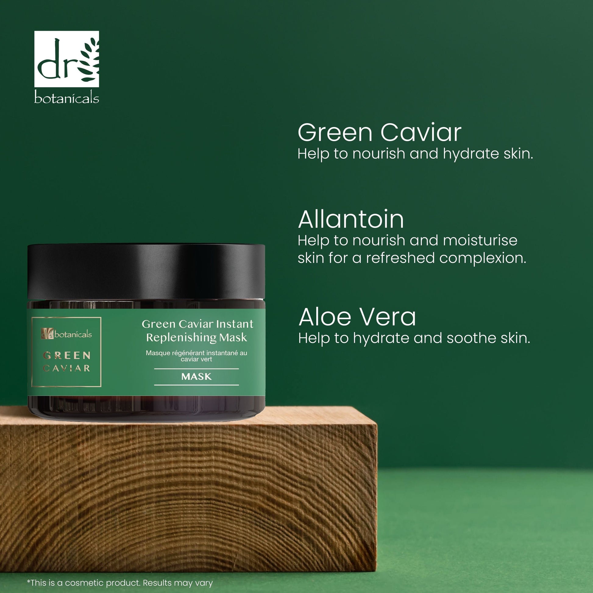 Dr Botanicals Green Caviar Instant Repairing Amino Acid Mask 50ml