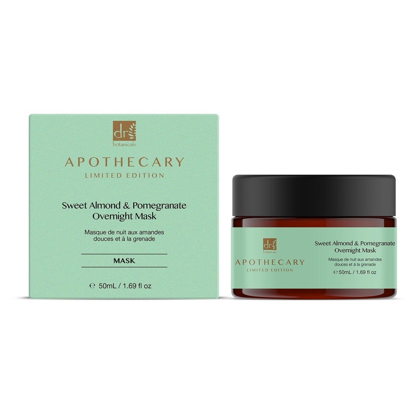 Dr Botanicals Sweet Almond & Pomegranate Overnight Mask 50ml