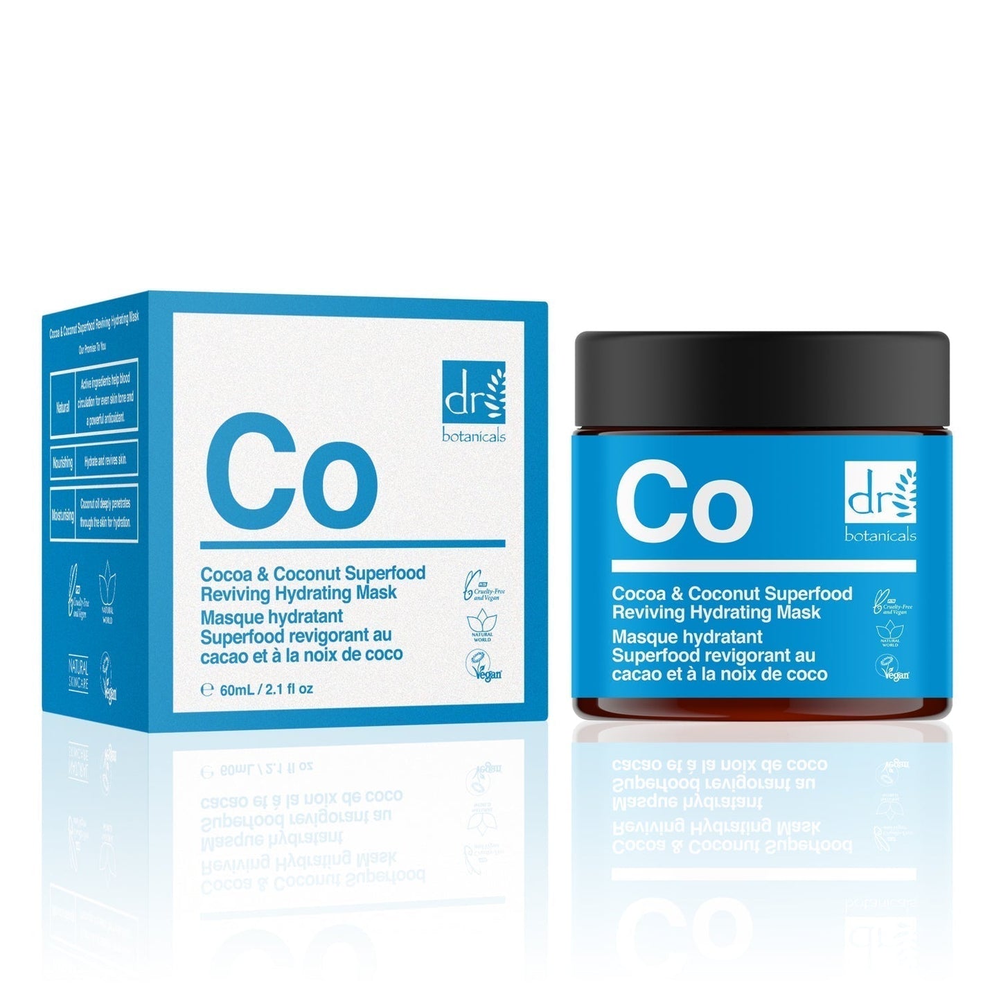 Dr Botanicals Cocoa & Coconut Superfood Reviving Hydrating Mask 60ml