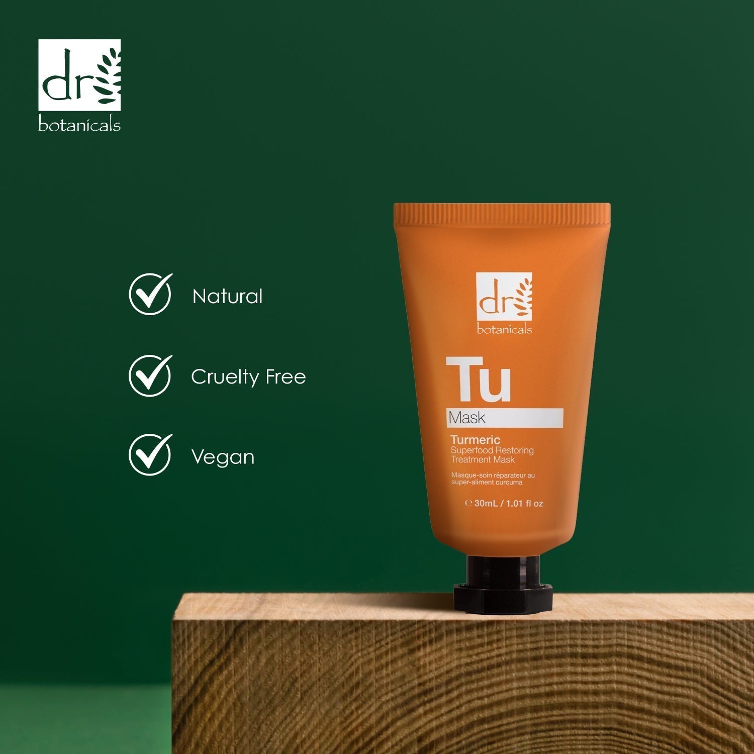 Dr Botanicals Turmeric Superfood Restoring Treatment Mask 30ml