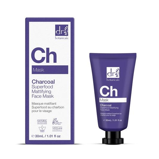 Dr Botanicals Charcoal Superfood Mattifying Face Mask 30ml