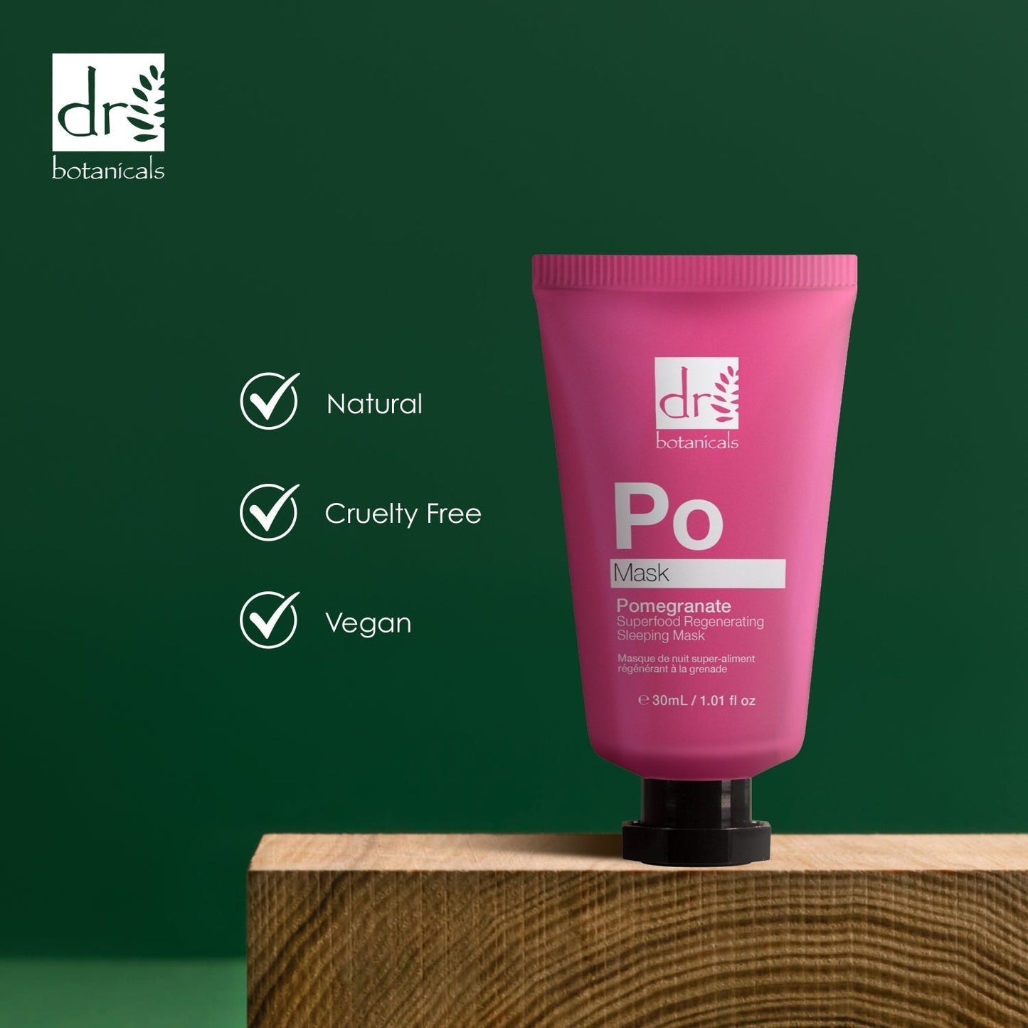 Dr Botanicals Pomegranate Superfood Regenerating Sleeping Mask 30ml