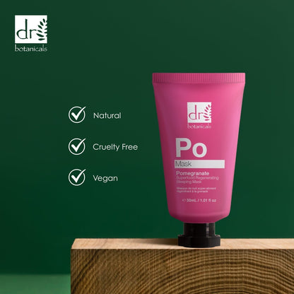 Dr Botanicals Pomegranate Superfood Regenerating Sleeping Mask 30ml
