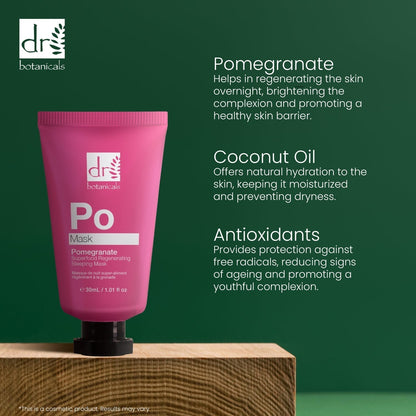 Dr Botanicals Pomegranate Superfood Regenerating Sleeping Mask 30ml