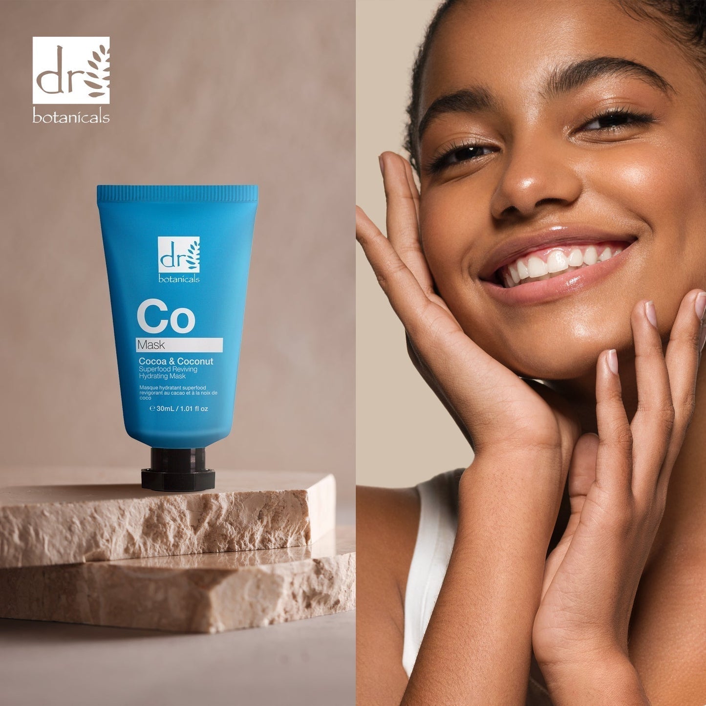 Dr Botanicals Cocoa & Coconut Superfood Reviving Hydrating Mask 30ml