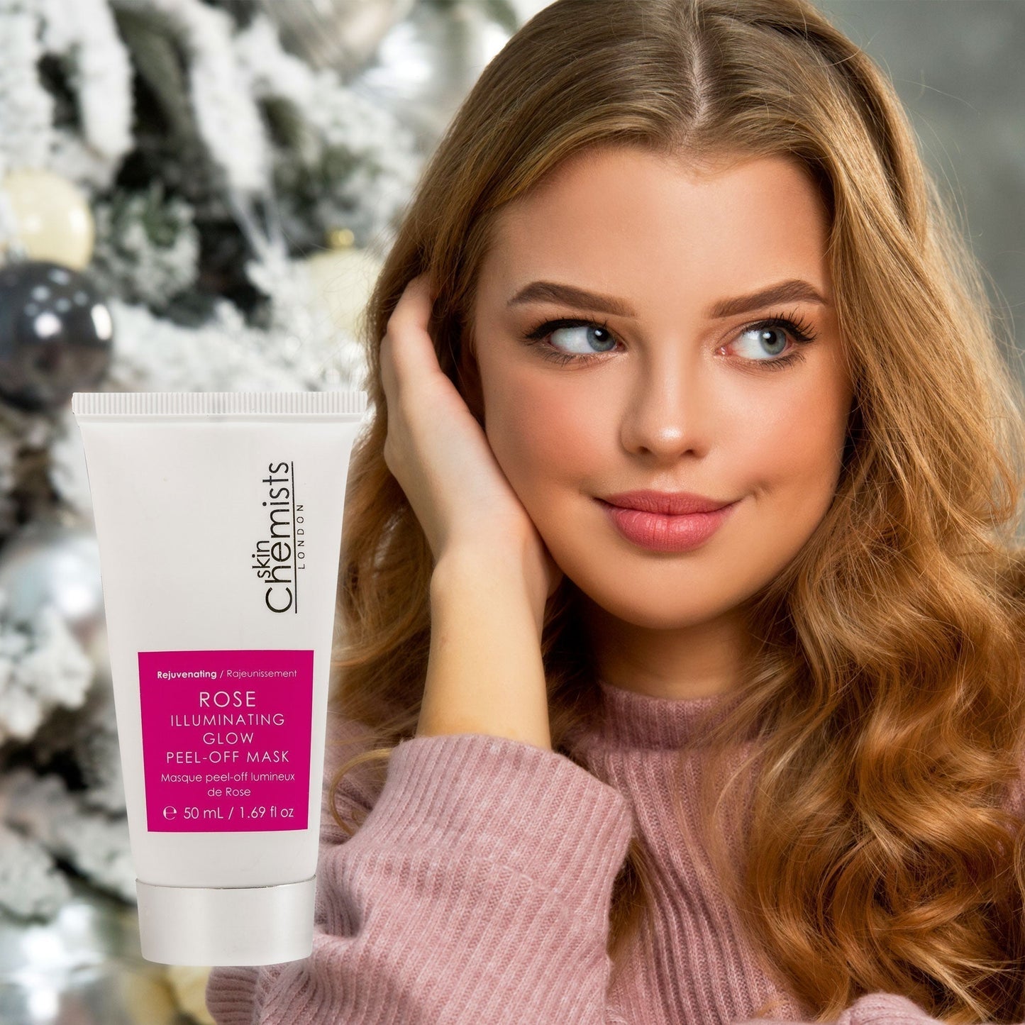 skinChemists Rose Illuminating Glow Peel Off Mask 50ml