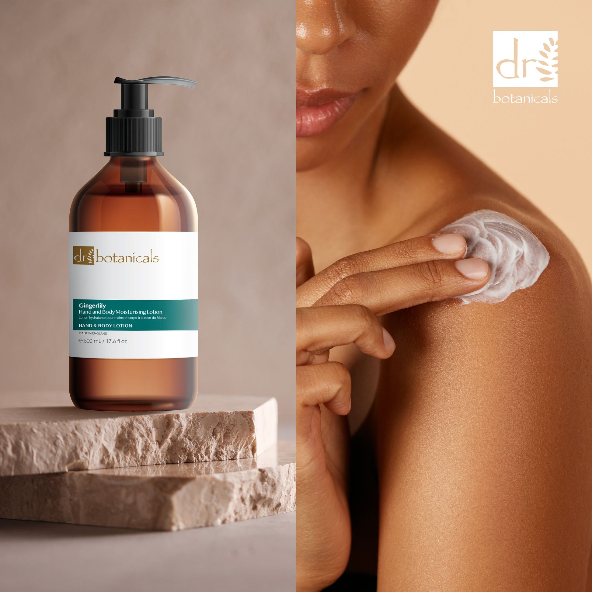 Dr Botanicals Gingerlily Hand & Body Moisturising Lotion 500ml