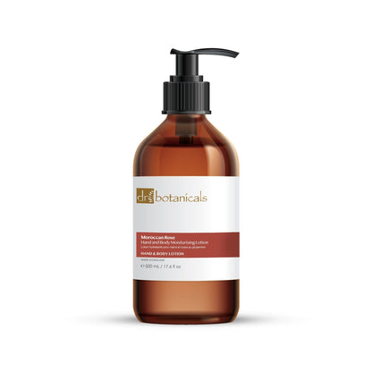 Dr Botanicals Moroccan Rose Hand & Body Moisturising Lotion 500ml