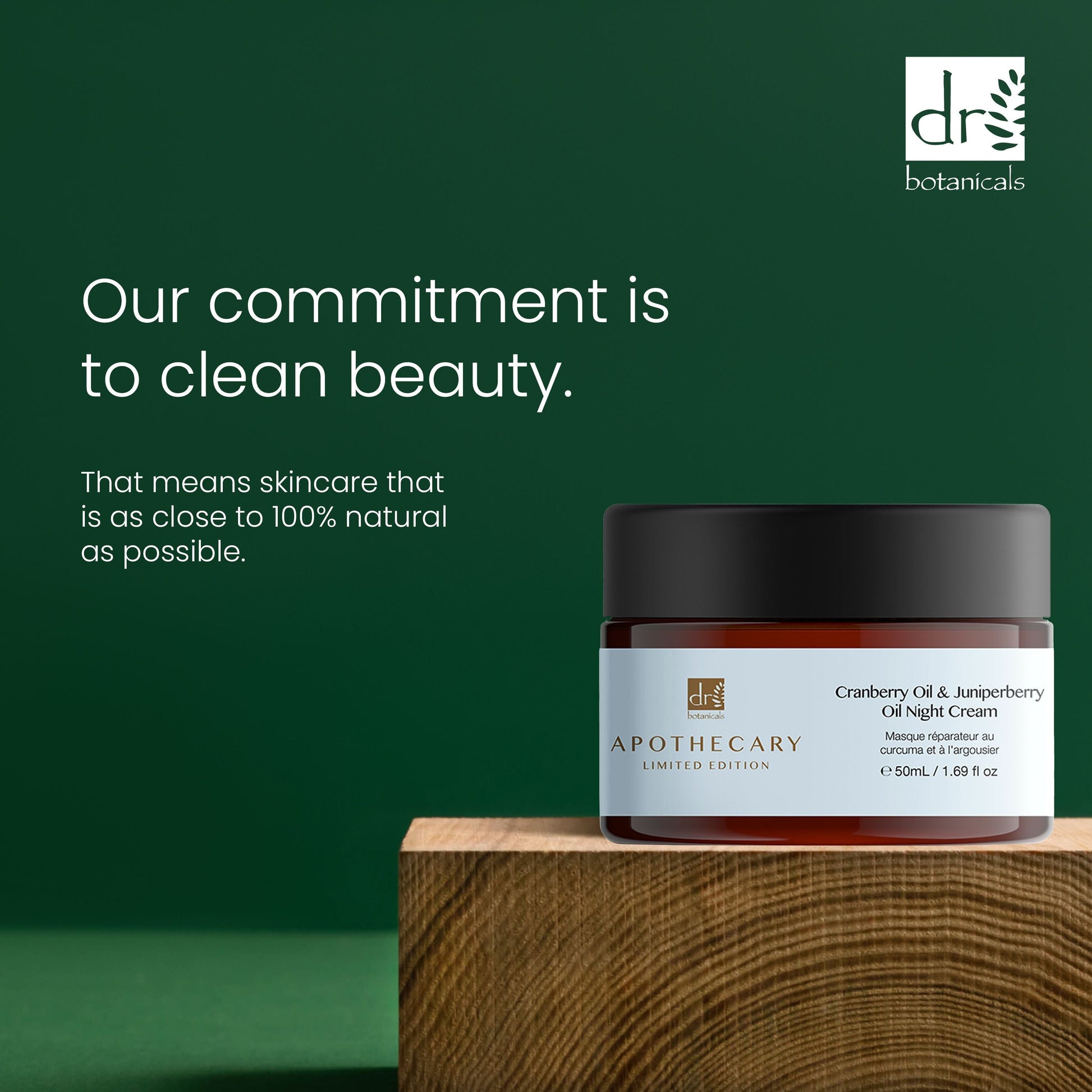 Dr Botanicals Cranberry Oil & Juniperberry Oil Night Cream 50ml