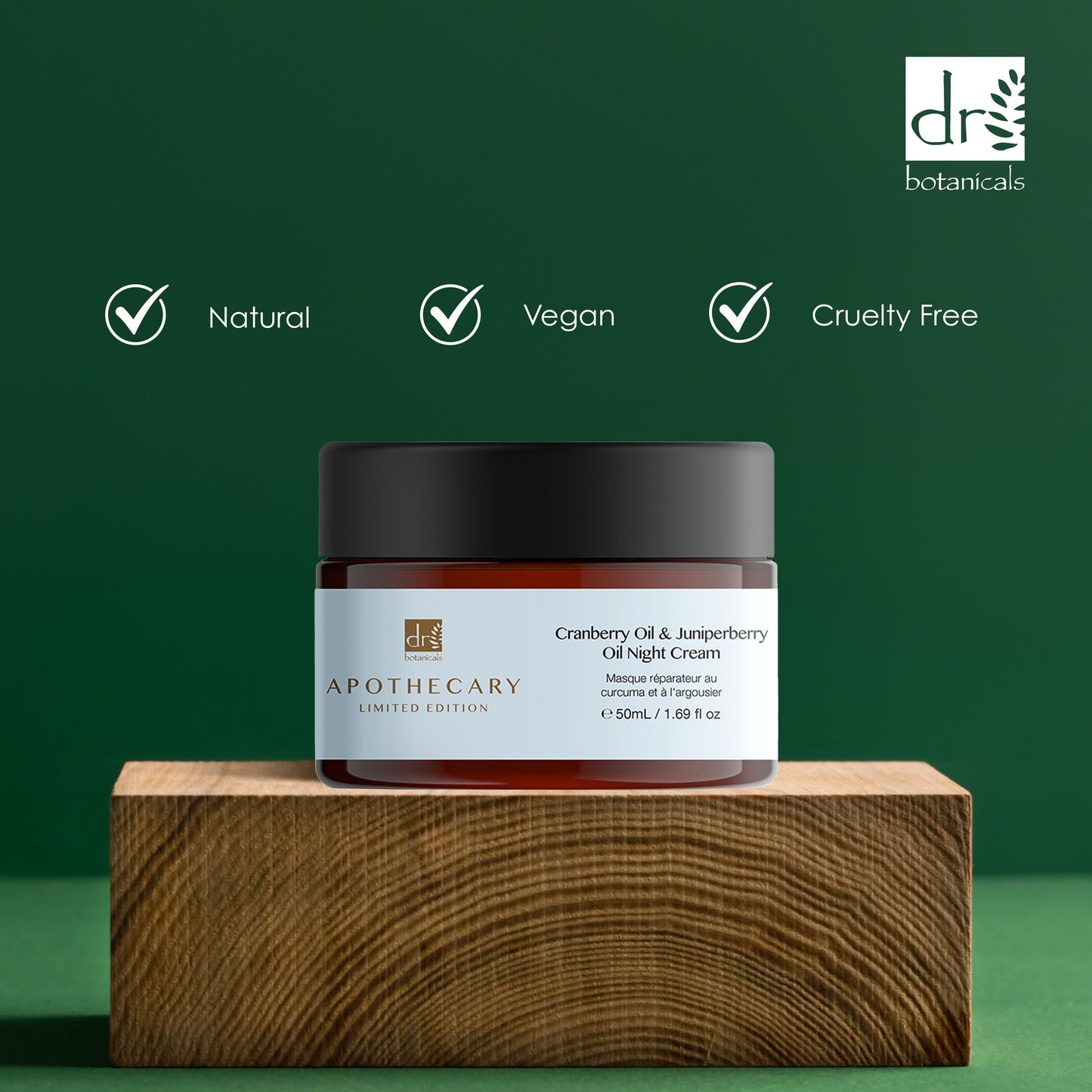 Dr Botanicals Cranberry Oil & Juniperberry Oil Night Cream 50ml