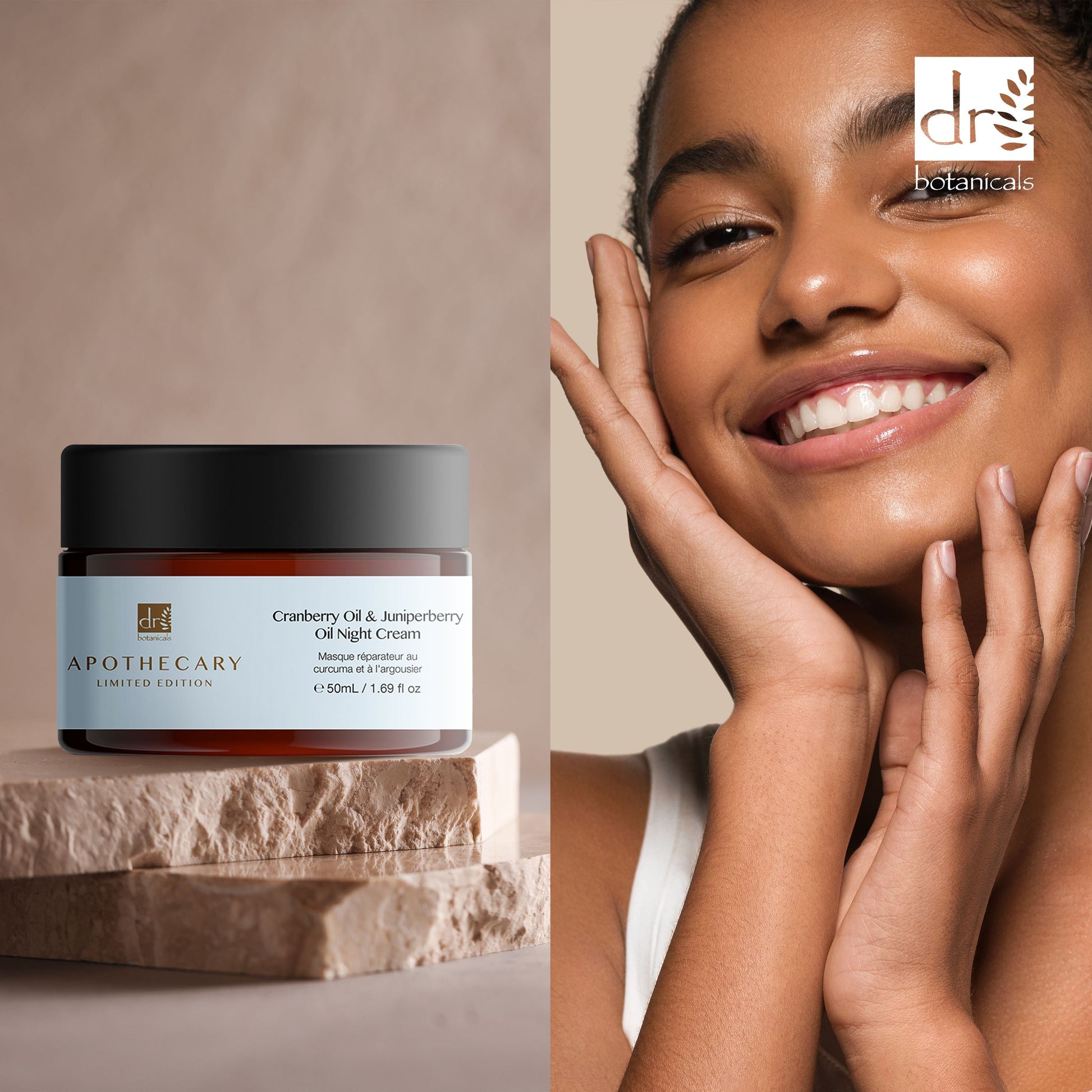 Dr Botanicals Cranberry Oil & Juniperberry Oil Night Cream 50ml