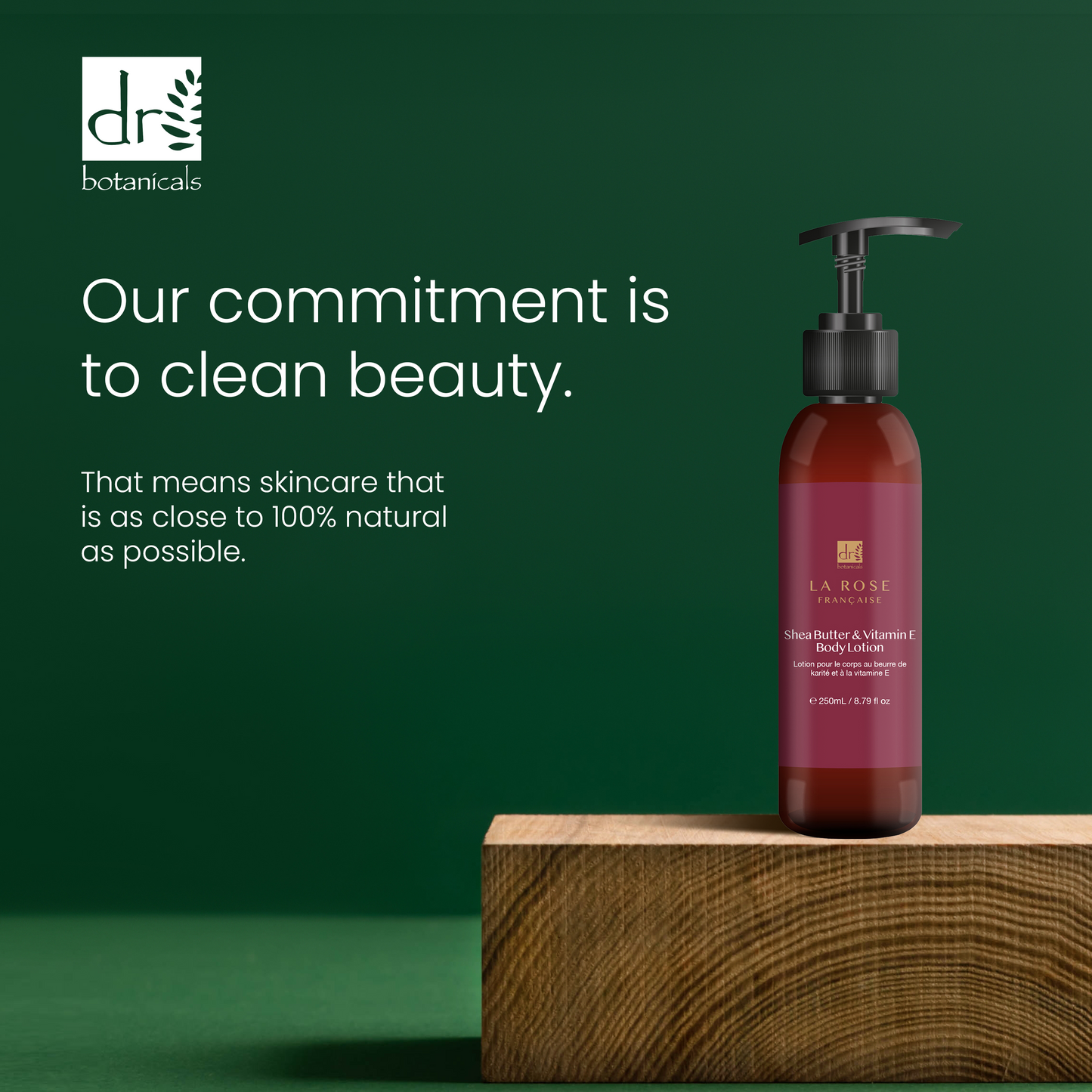 Dr Botanicals La Rose Francaise Body Lotion 250ml