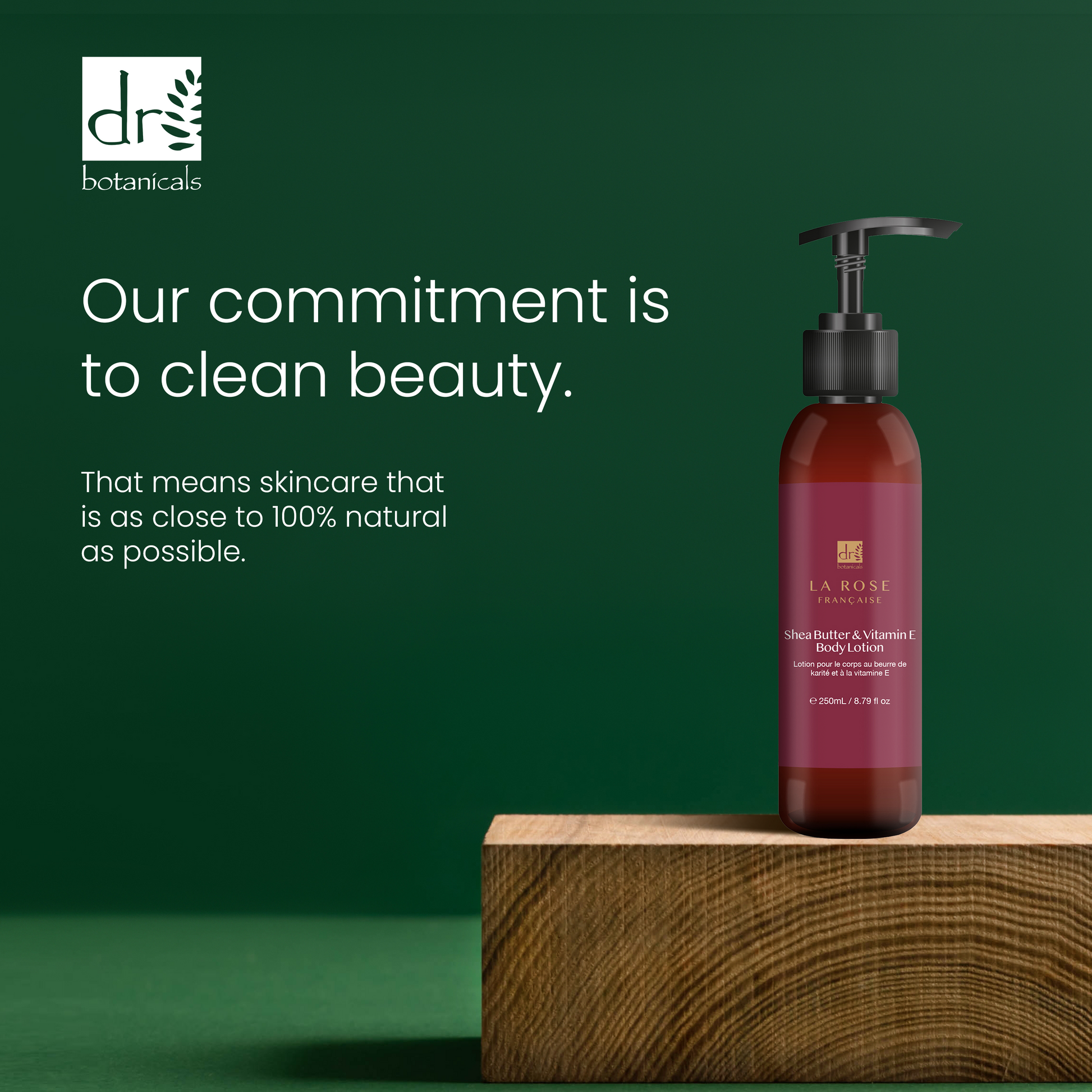 Dr Botanicals La Rose Francaise Body Lotion 250ml