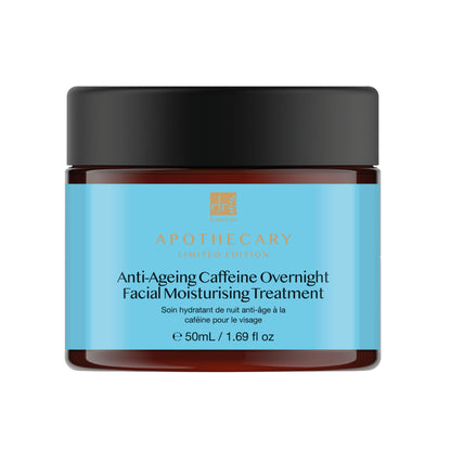 Dr Botanicals Anti-Aging Caffeine Overnight Facial Moisturising Treatment 50ml