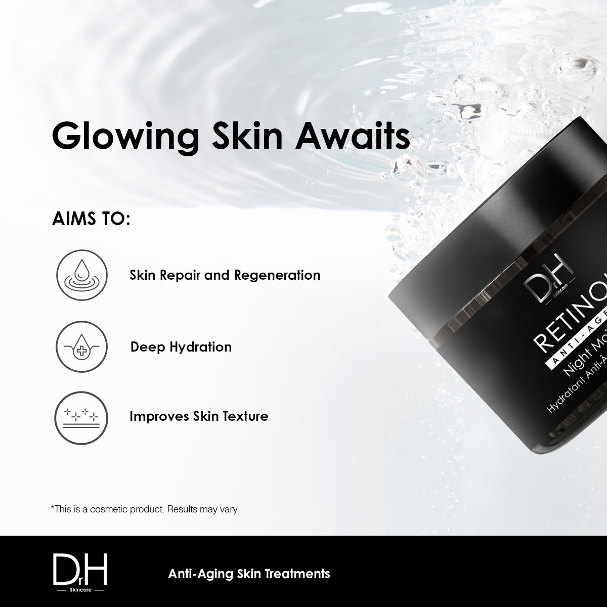 Dr H Retinol Anti-Aging Night Moisturizer 60ml