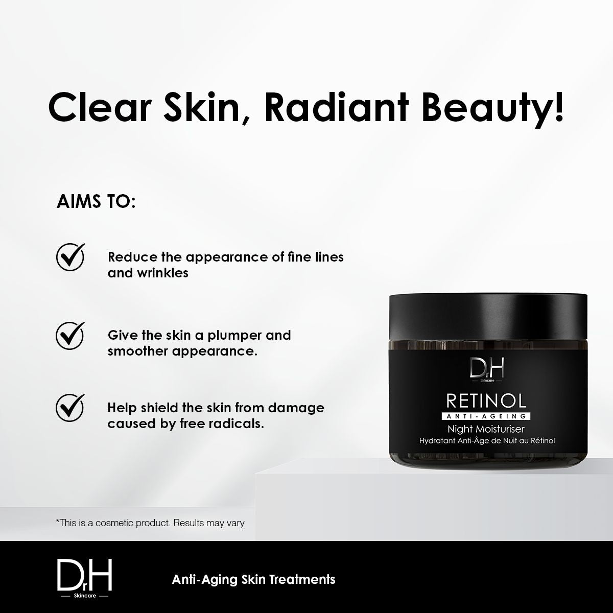 Dr H Retinol Anti-Aging Night Moisturizer 60ml