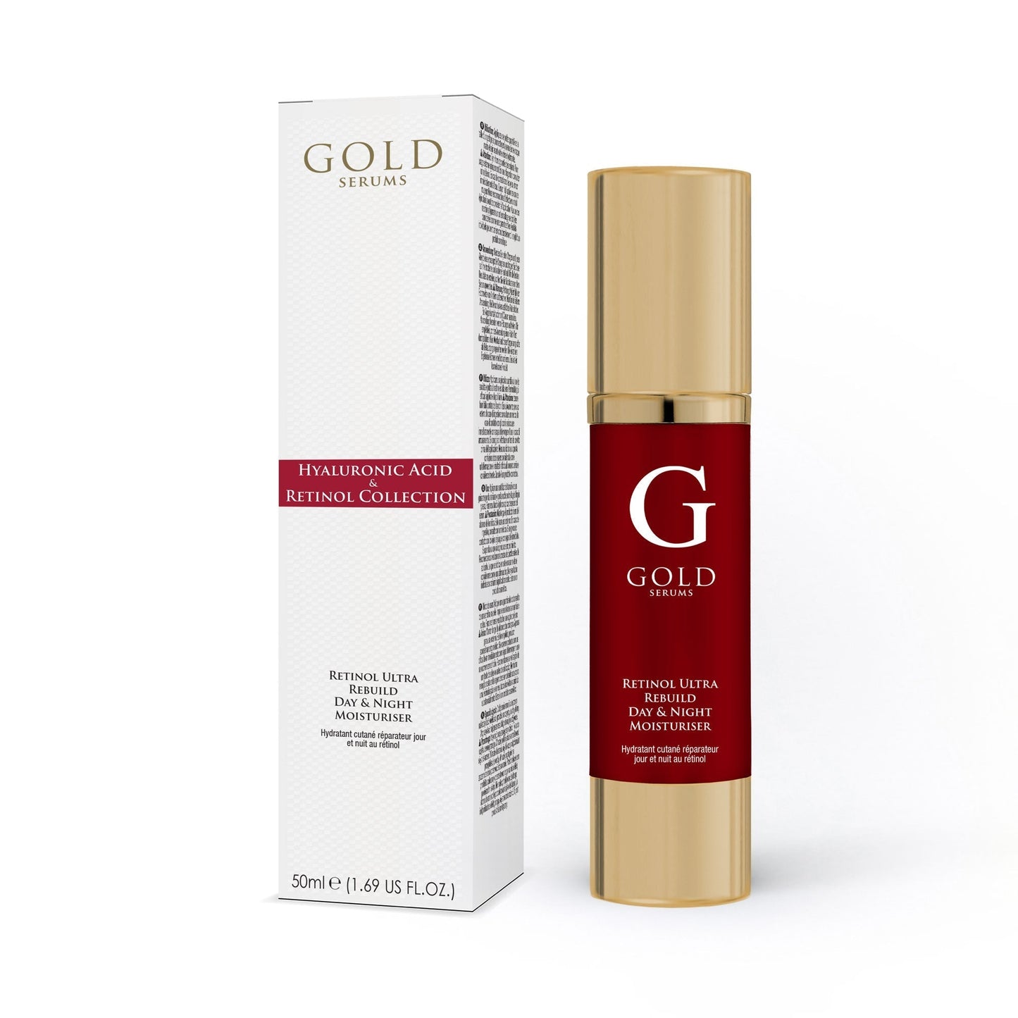 Gold Serums Retinol Ultra Rebuild Day & Night Moisturizer 50ml