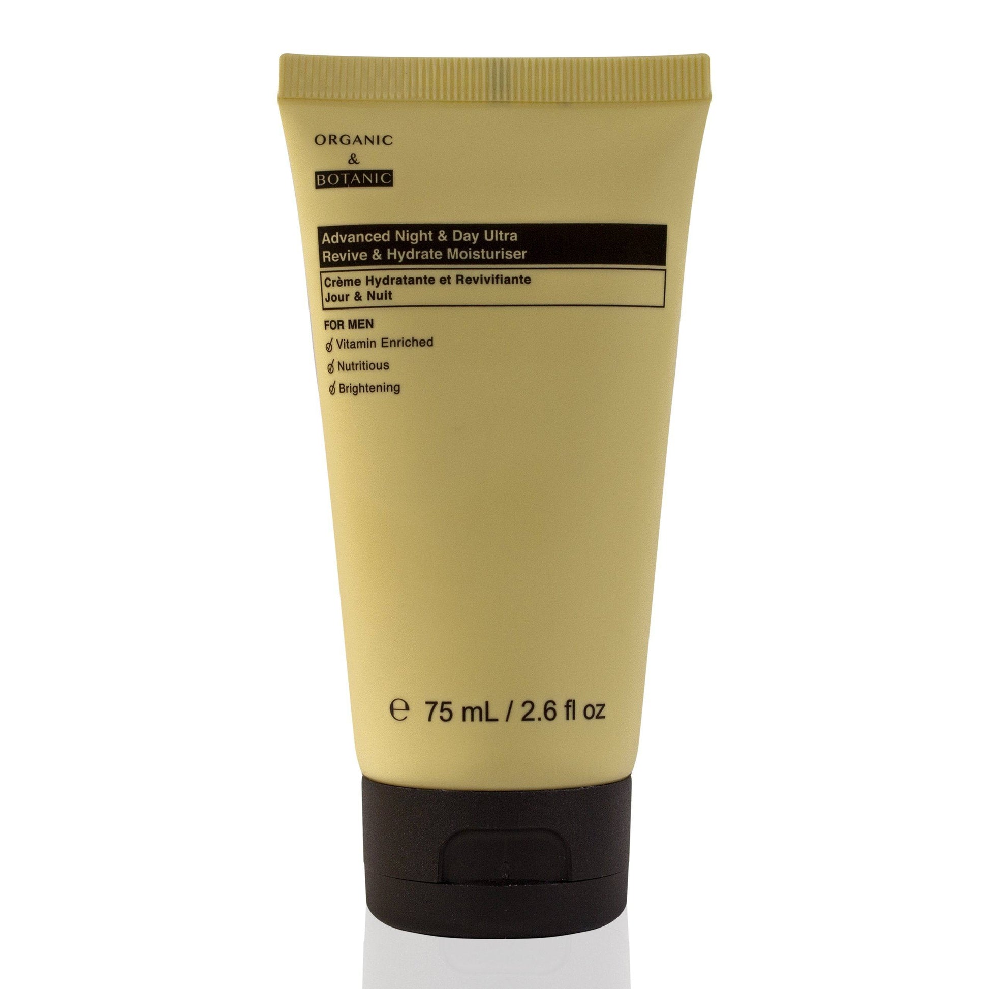 Organic & Botanic Advanced Night & Day Ultra Revive & Hydrate Moisturizer For Men 75ml