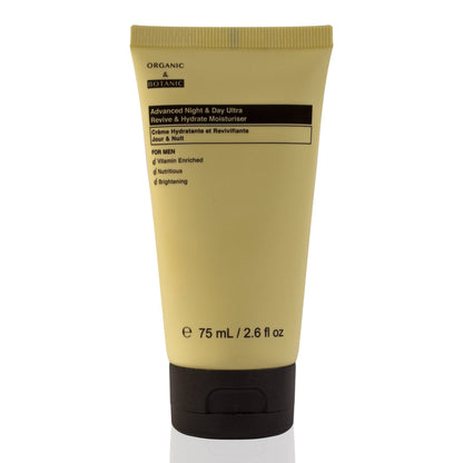Organic & Botanic Advanced Night & Day Ultra Revive & Hydrate Moisturizer For Men 75ml