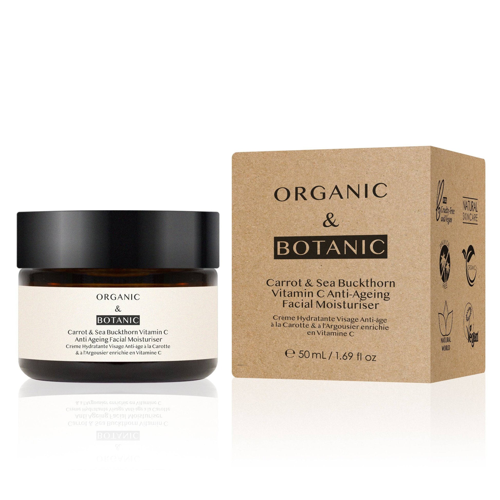 Organic & Botanic Carrot & Sea Buckthorn Moisturizer 50ml