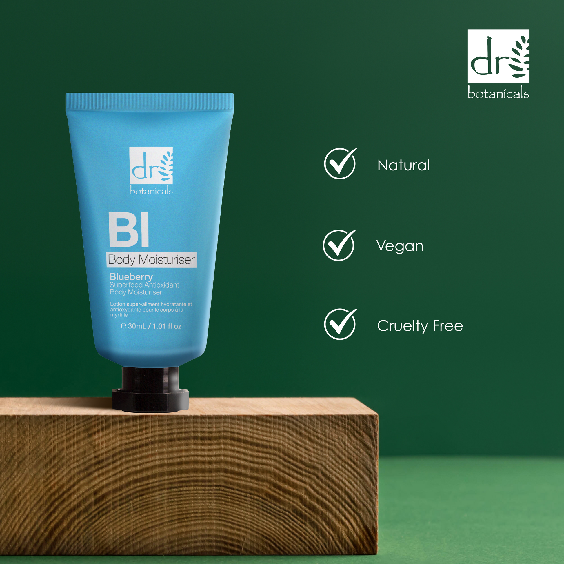 Dr Botanicals Blueberry Superfood Antioxidant Body Moisturizer 30ml