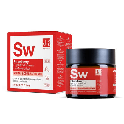 Dr Botanicals Strawberry Superfood Vitamin C Day Moisturizer 60ml