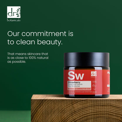 Dr Botanicals Strawberry Superfood Vitamin C Day Moisturizer 60ml