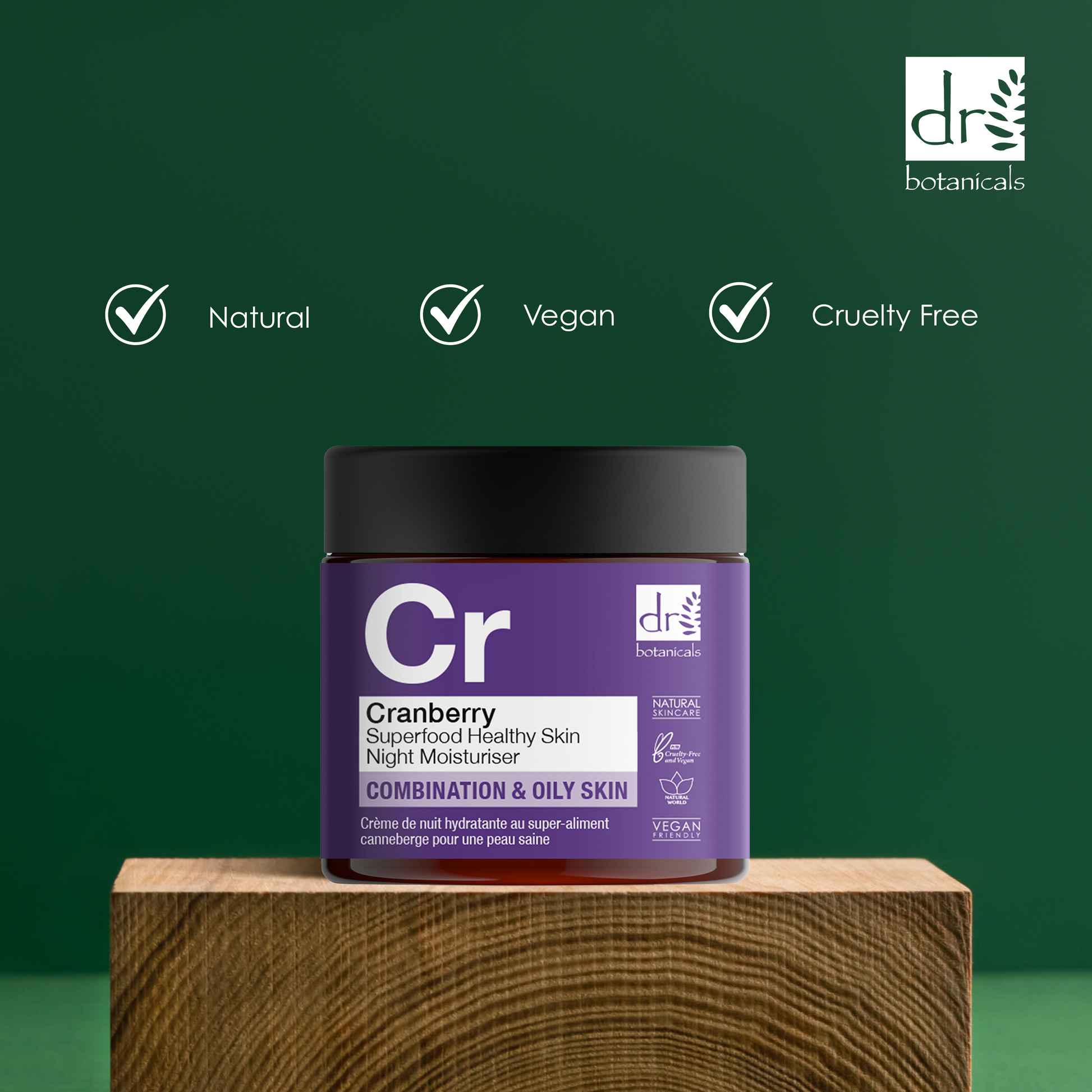 Dr Botanicals Cranberry Night Moisturizer 60ml