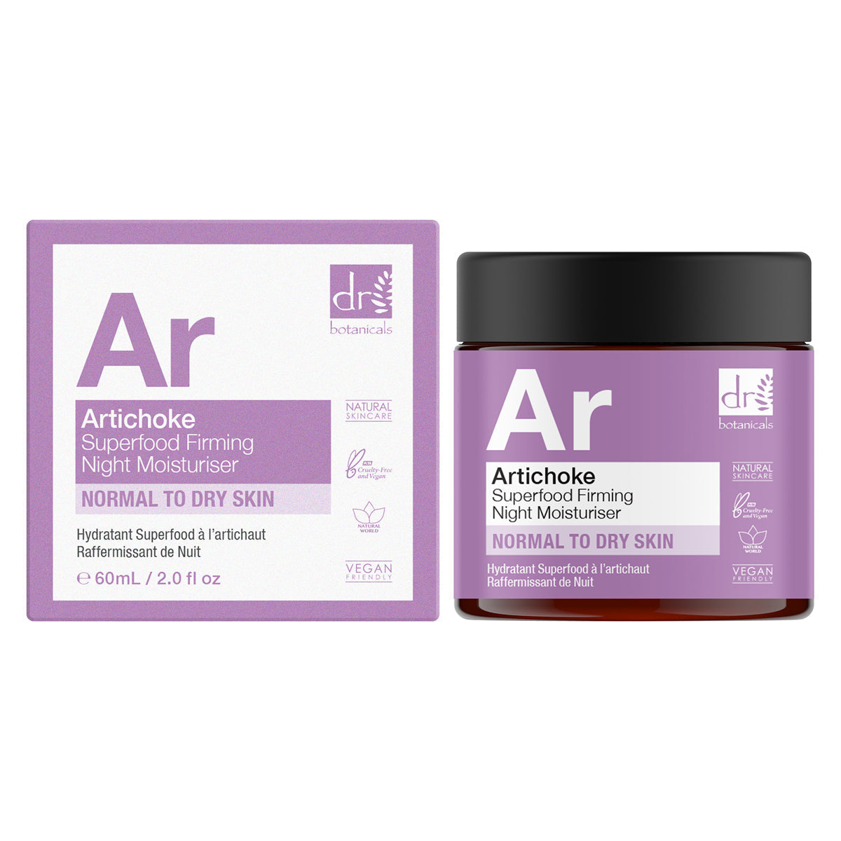 Dr Botanicals Artichoke Superfood Firming Night Moisturizer 60ml