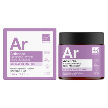 Dr Botanicals Artichoke Superfood Firming Night Moisturizer 60ml