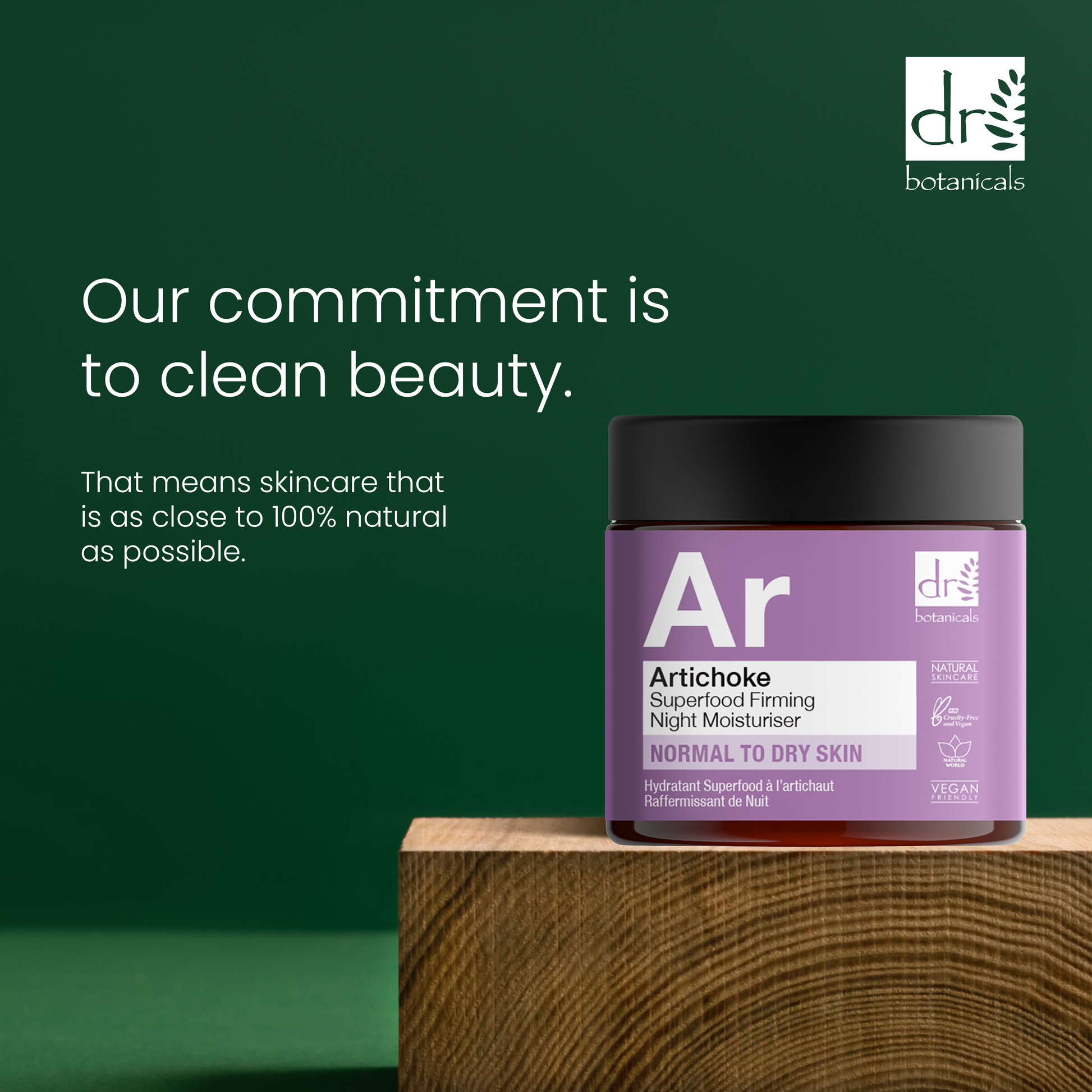 Dr Botanicals Artichoke Superfood Firming Night Moisturizer 60ml