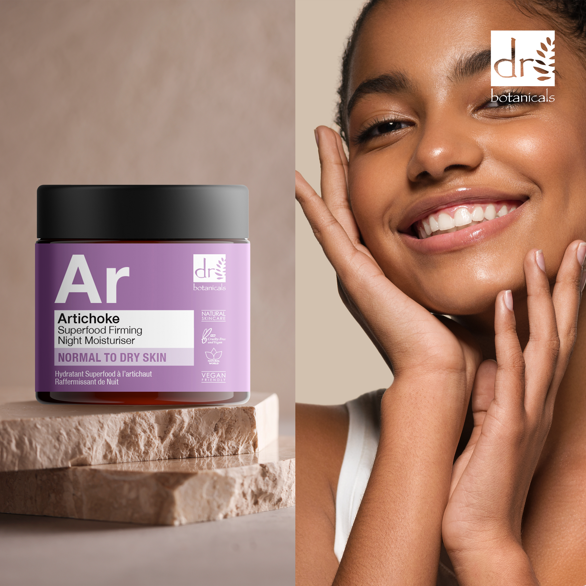 Dr Botanicals Artichoke Superfood Firming Night Moisturizer 60ml