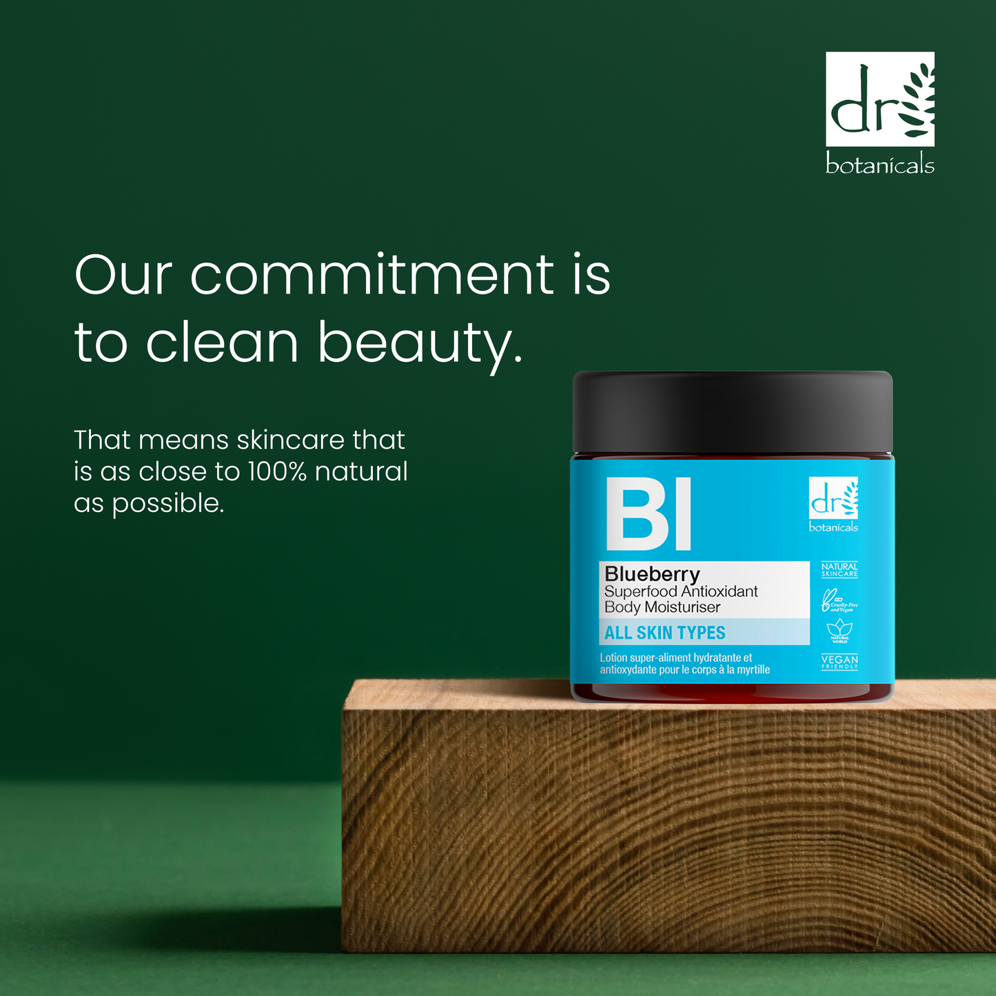 Dr Botanicals Blueberry Superfood Antioxidant Body Moisturizer 60ml