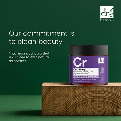 Dr Botanicals Cranberry Superfood Healthy Skin Night Moisturizer 60ml