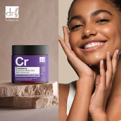 Dr Botanicals Cranberry Superfood Healthy Skin Night Moisturizer 60ml