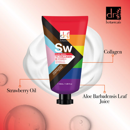 Dr Botanicals Strawberry Superfood Vitamin C Day Moisturizer Pride Edition 50ml
