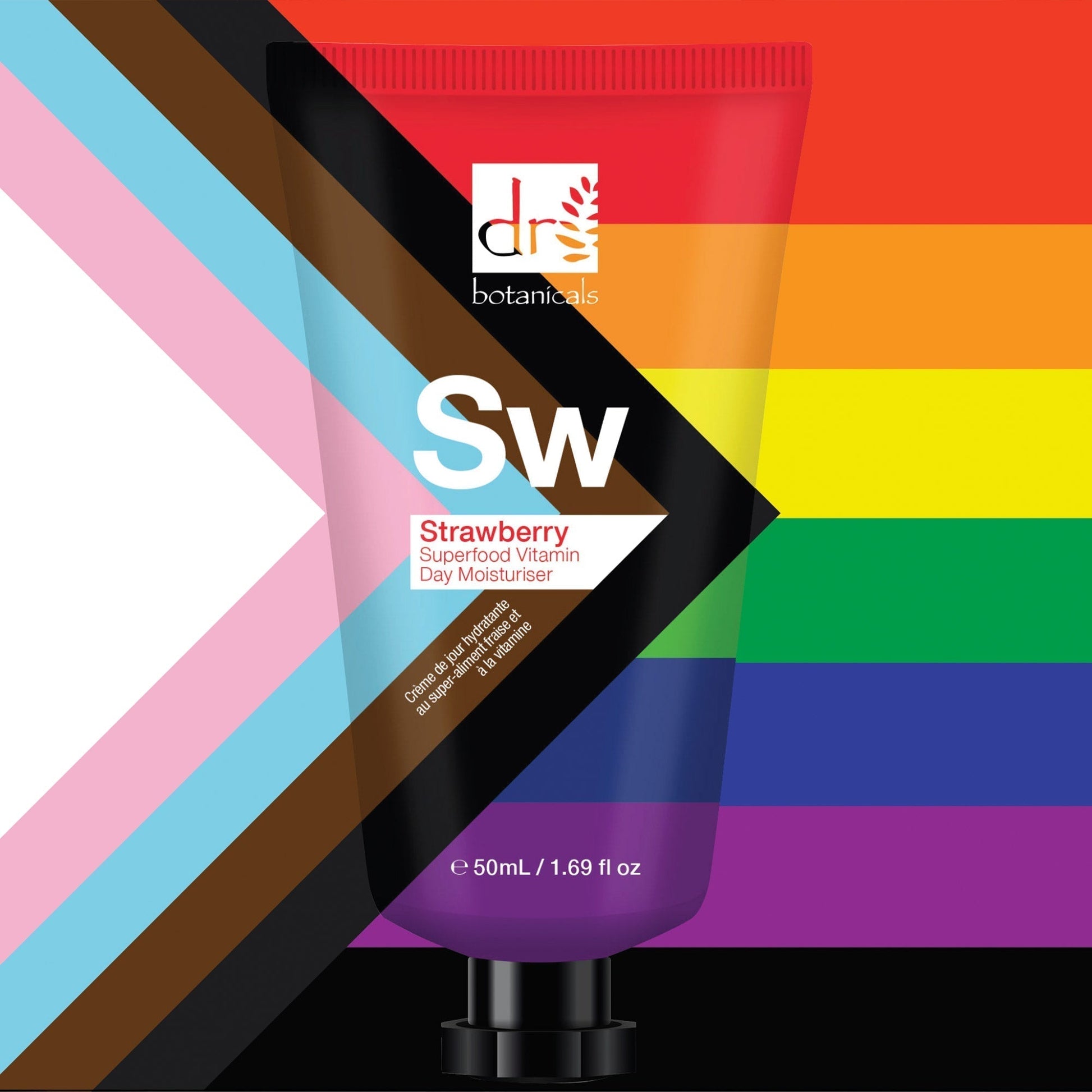 Dr Botanicals Strawberry Superfood Vitamin C Day Moisturizer Pride Edition 50ml