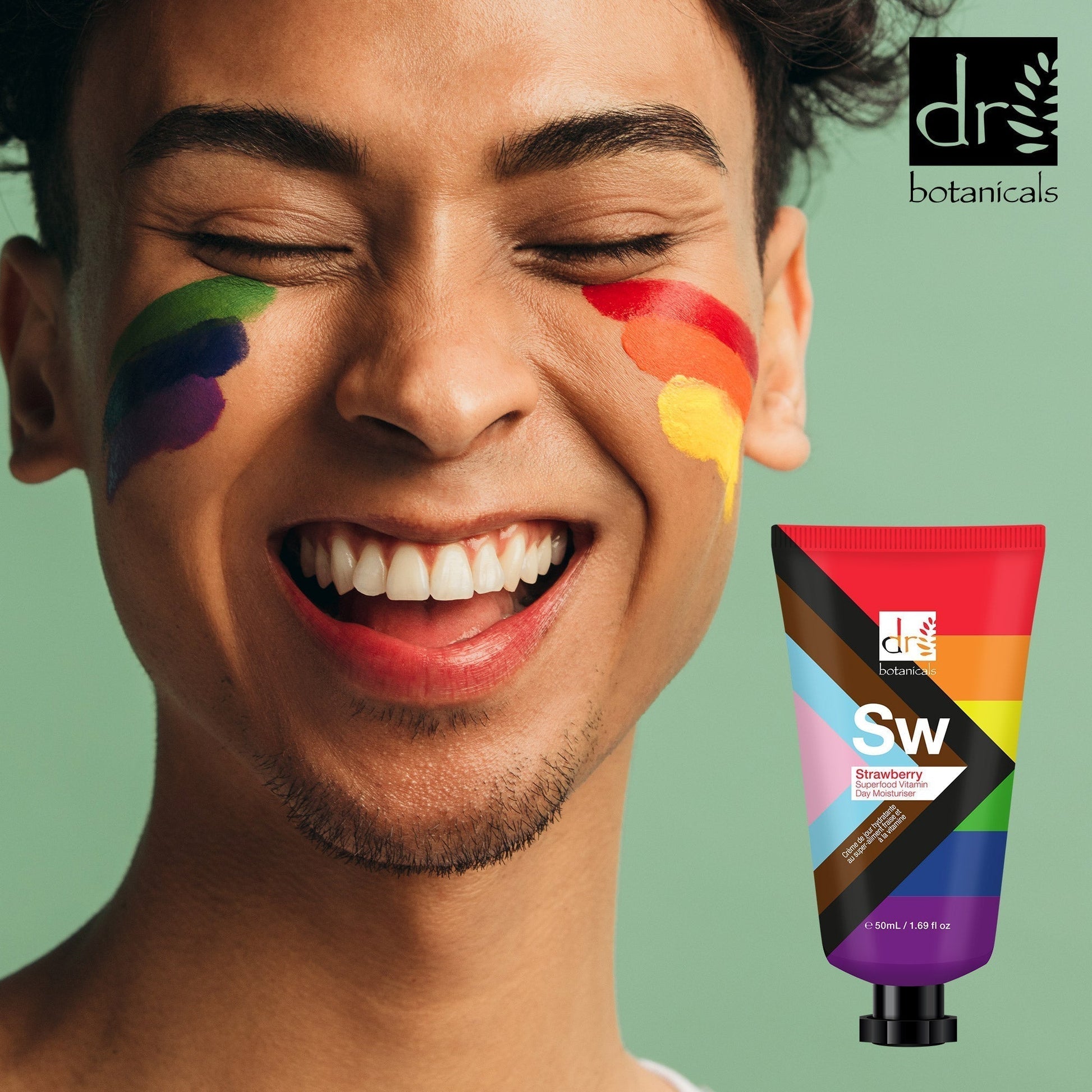 Dr Botanicals Strawberry Superfood Vitamin C Day Moisturizer Pride Edition 50ml
