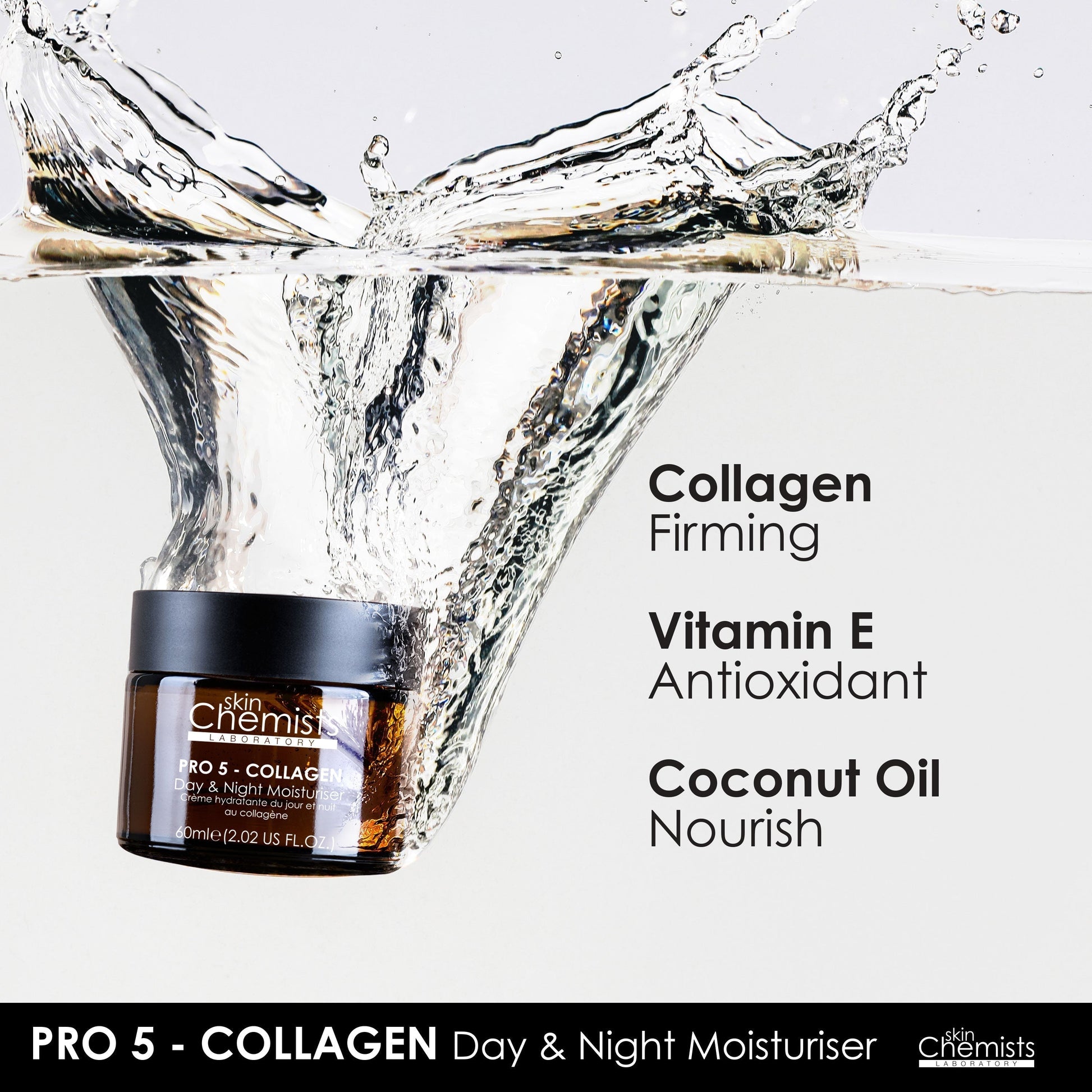 skinChemists Pro-5 Collagen Day & Night Moisturizer 60ml