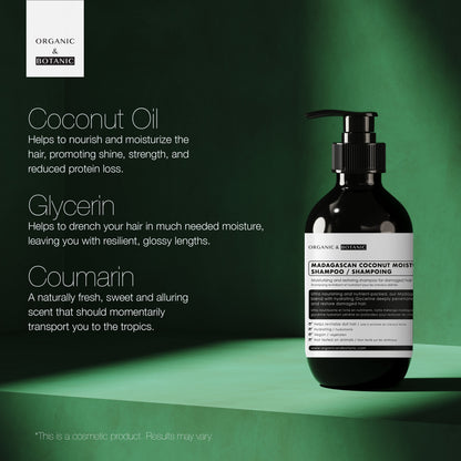 Organic & Botanic Madagascan Coconut Moisturising Shampoo 500ml