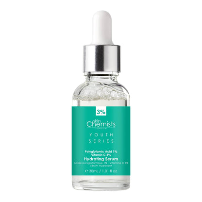 Youth Series Hydrating Serum Polyglutamic Acid 1%, Vitamin C 3% 30ml