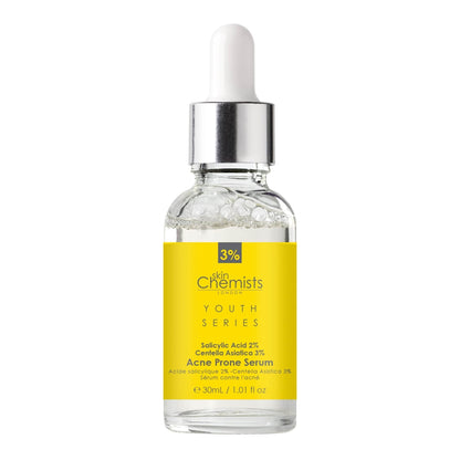 Youth Series Acne Prone Serum Salicylic Acid 2%, Centella Asiatica 3% 30ml