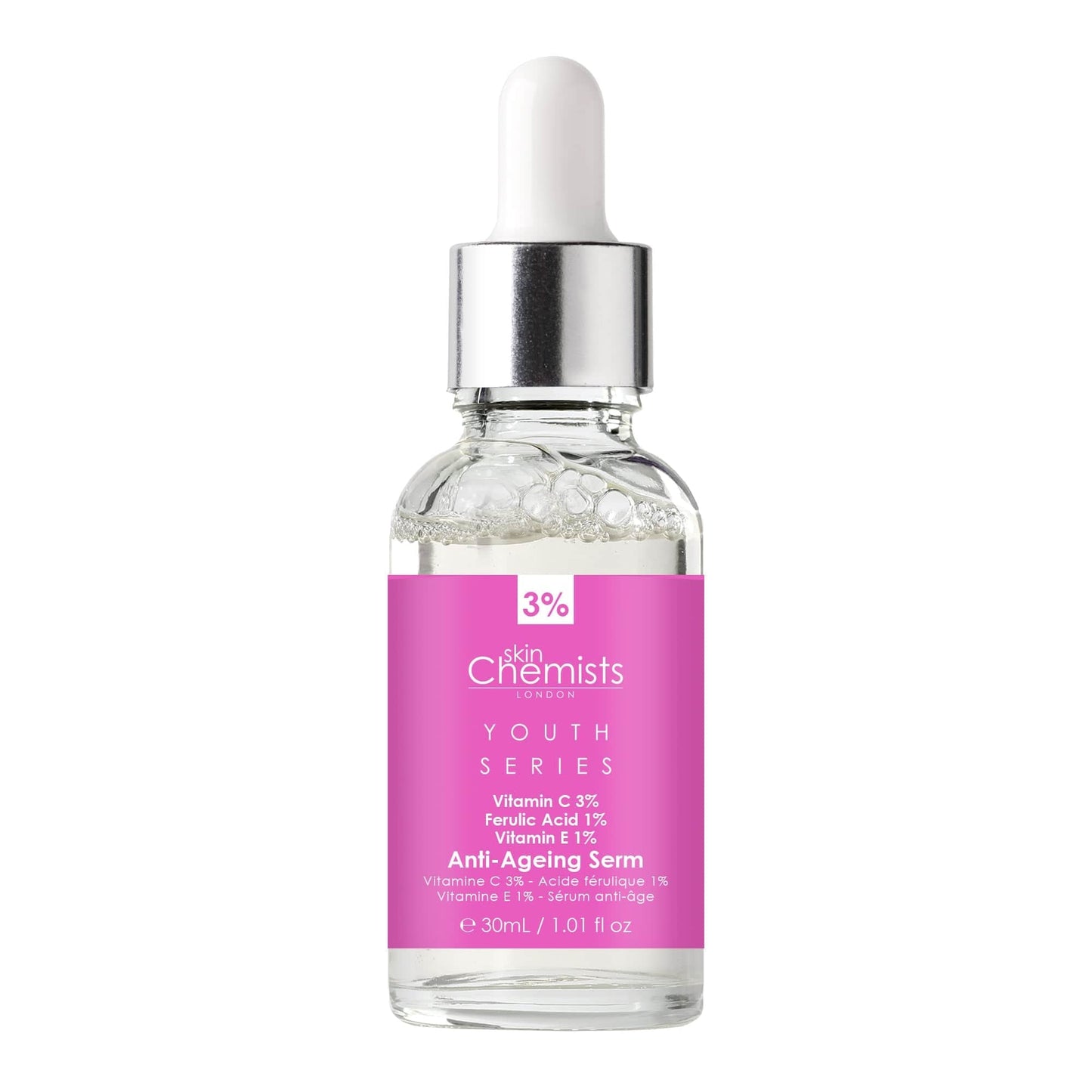 Youth Series Anti-Ageing Serum Vitamin C 3%, Ferulic Acid 1%, Vitamin E 1% 30ml
