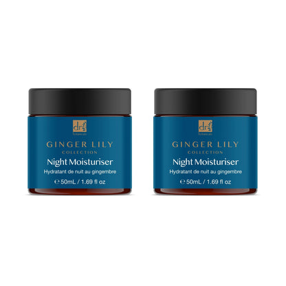 Gingerlily Night Moisturiser 50ml Twin Value Savings Pack