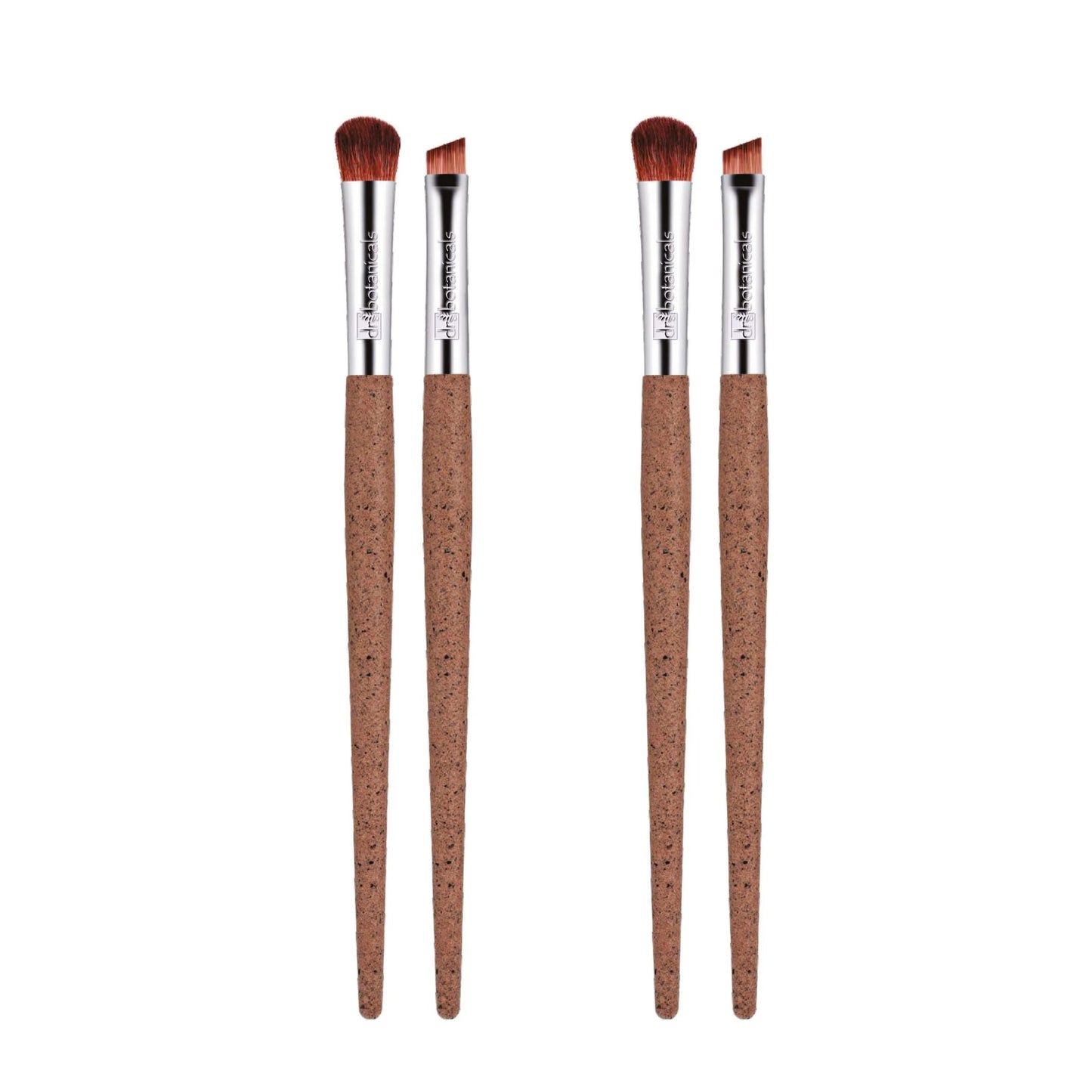 Coffee Ground Set Of 2 Eye Brushes Twin Value Savings Pack