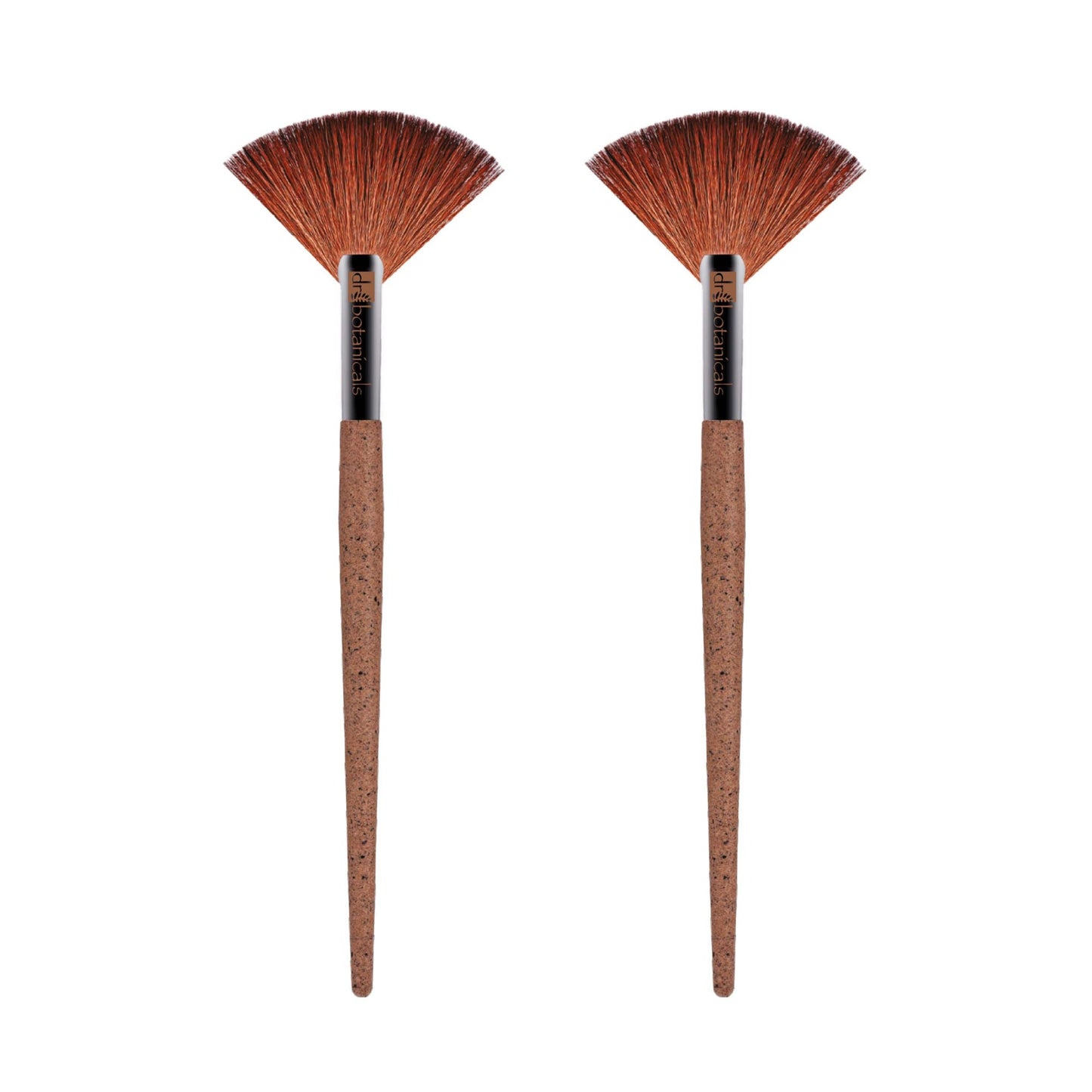 Coffee Ground Fan Brush Twin Value Savings Pack